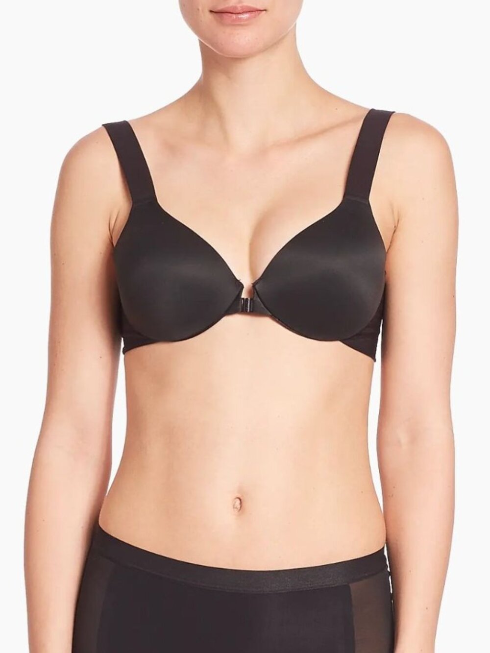 NWT Spanx Bra-llelujah Full Coverage Front Close Bra Black Size 34B $68 [jb]